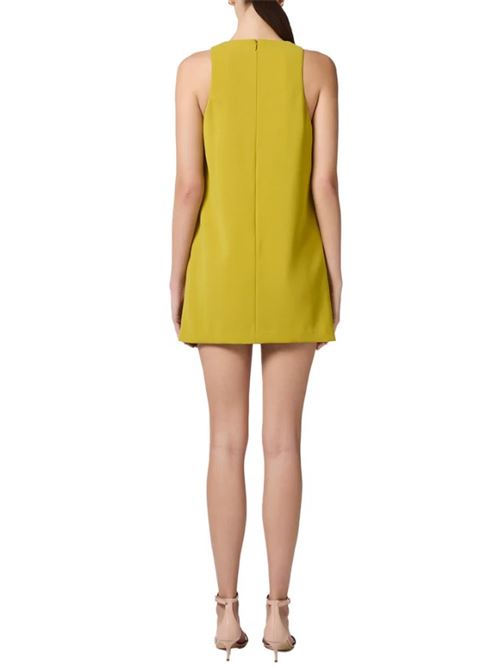 Two-tone crepe dress ELISABETTA FRANCHI | AB72851E2.DJ4